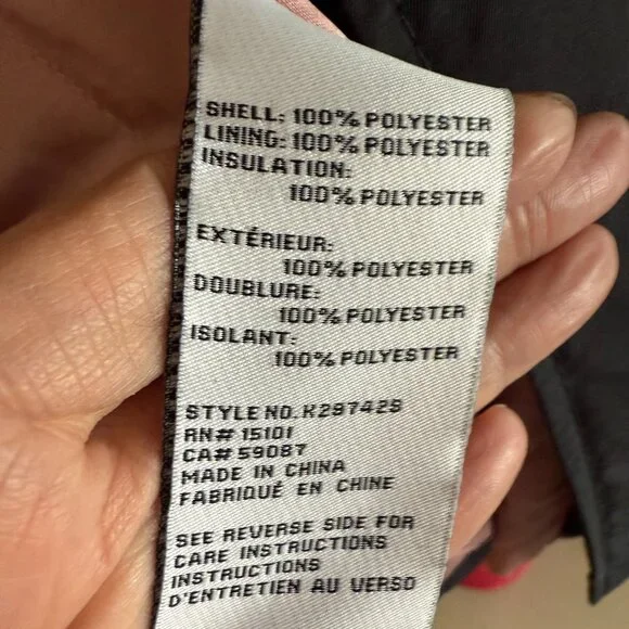 Kate Spade Black Trench/Rain Coat Size 8 - Picture 6 of 7